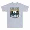 A Cow A Pig And A Chicken Walk Into A Bar – B – O The End Funny BBQ Men T-Shirt Unisex T-Shirt