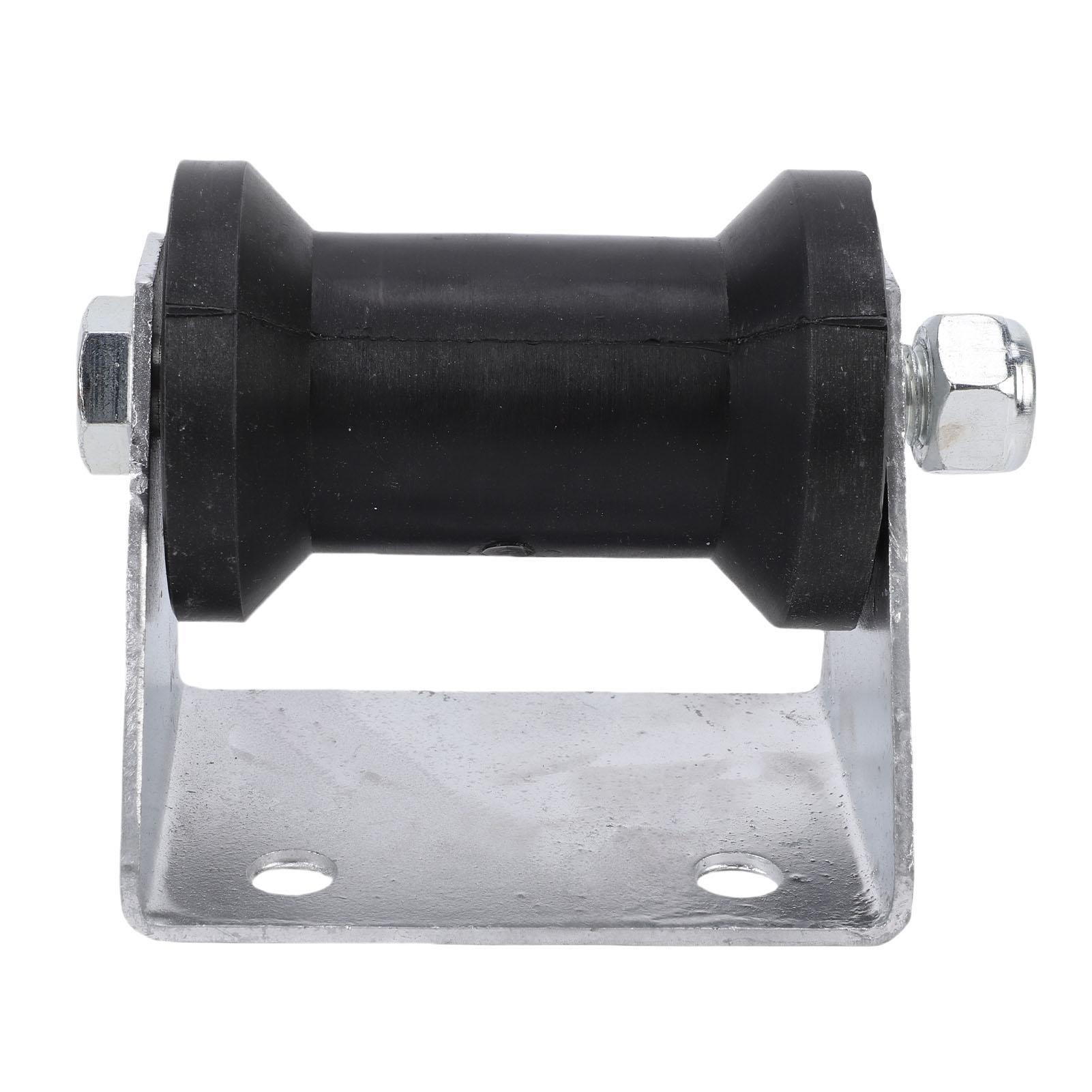 4-дюймовый ролик для лодочного прицепа с панельным кронштейном, резиновый килевой ролик, комплект для сборки для лодок, яхт, судов