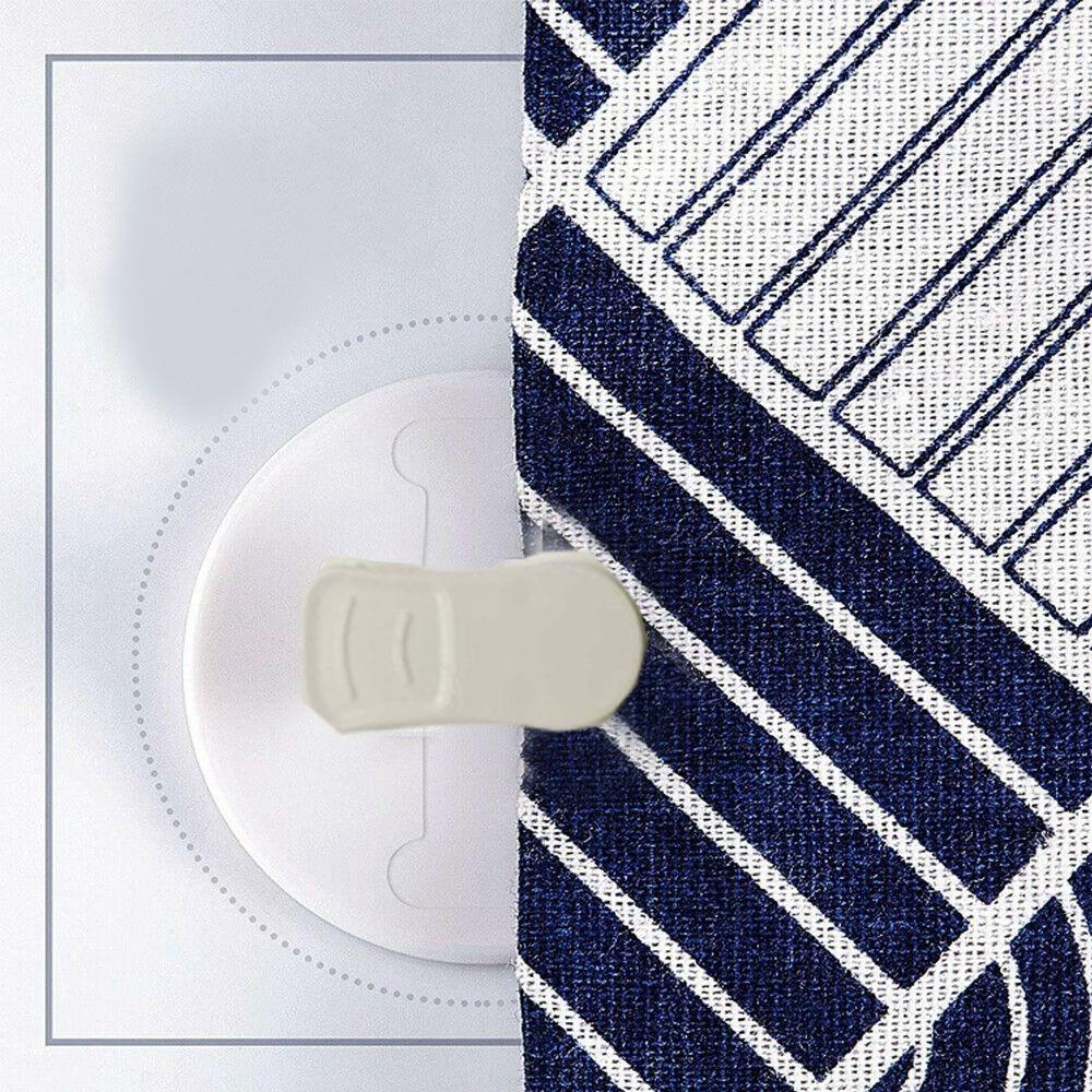 Living Room Wall Mounted Anti Splash Curtain Clip Curtain Buckle Guard Clip Bathroom Accessories