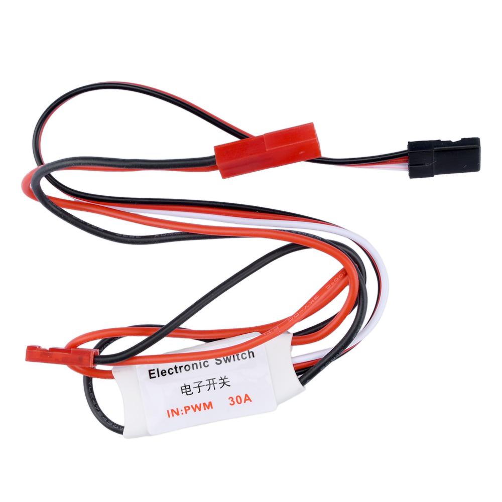 2-30A High Current Remote Control Electronic Switch 3-30V Aerial Model Plant Protection RC Drone Water Pump PWM Signal Control