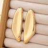 Women's Earrings, Smooth Surface Irregular Geometric Fashion Earrings, Suitable for Daily Wear and Vacation Wear