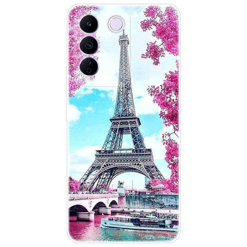 For Vivo V27e V 27e Case Soft Silicone Back Cover Cartoon Phone Case Diversification