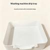 Washing Machine Drainage Tray 3D Printing Drain Funnel Drip Tray For Cleaning Lint Filters Water Catch Tray Stops Floor Spills