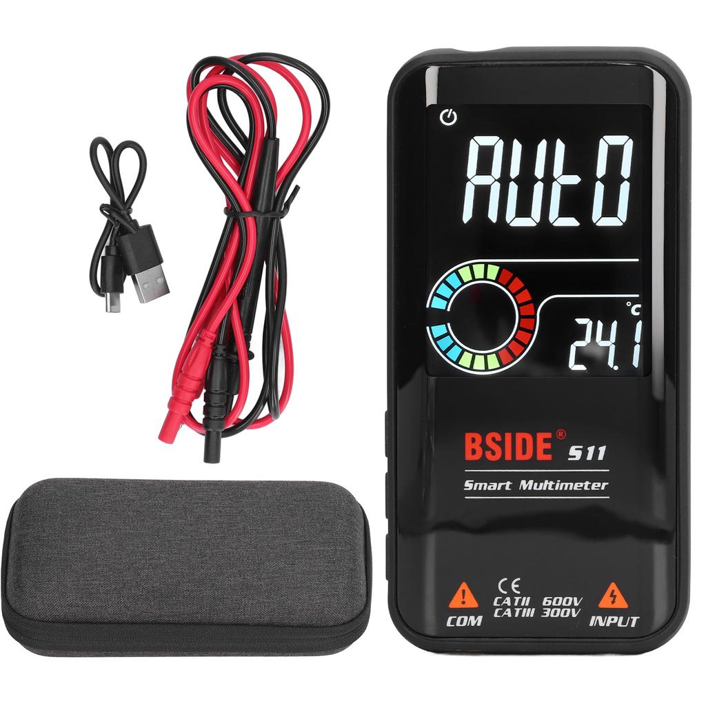 Rechargeable Digital Multimeter Auto Ranging High Accuracy AC  Voltage Meter with Color LCD Screen Digital Multimeter