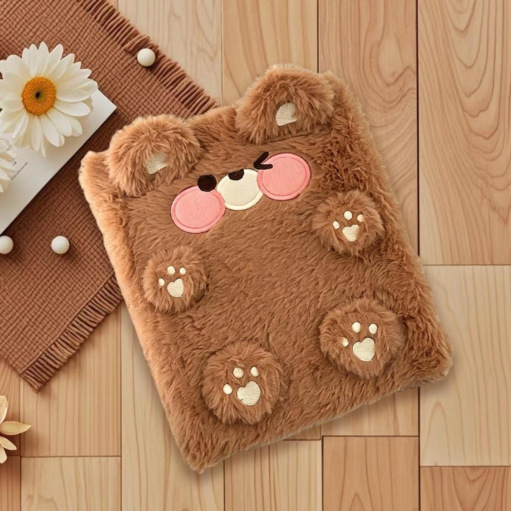 Photocard Binder A6 Cute Plush Animal Album Cute Photocard Binder for Kids Family New Year Memorial Pregnancy Birth Grandparents