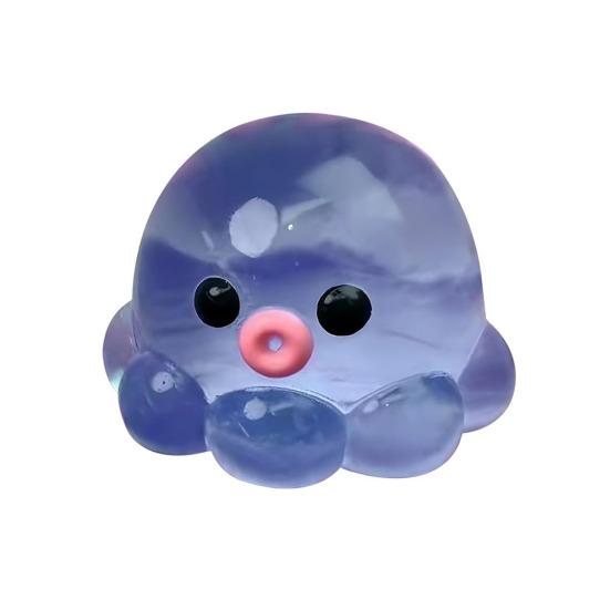 

1/3Pcs Clear Octopus Squeeze Toy Stress Relief Mini Octopus Sensory Toy Anxiety Relieving Sea Animal Hand Relaxation
