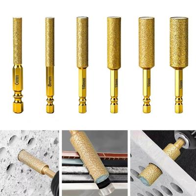 Portable Dry Ceramic Tile Diamond Drill Bit Multifunctional Hole Openers  for Drilling and Grinding