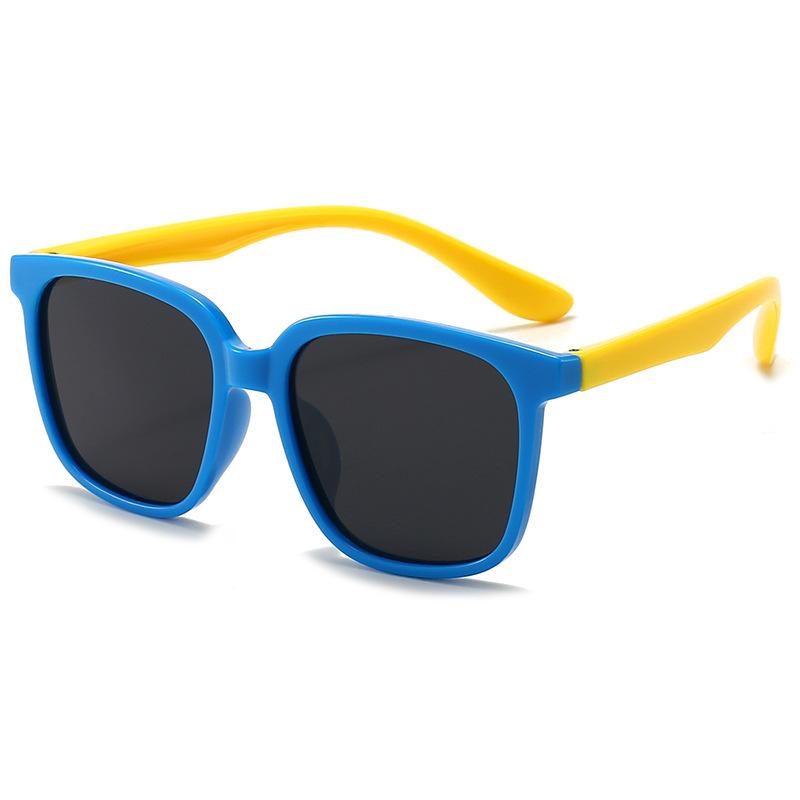 Polarized Children'S Sunglasses, Silicone Polarized Anti-Uv400 Sunglasses, Anti-Blue Flat Glasses, Men'S And Women'S Fashion Trends