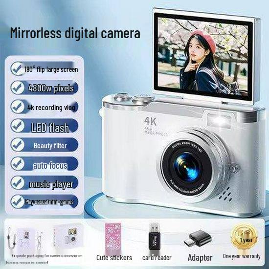 Hello Kitty Flip-Up Digital Camera for Beginners - Perfect Gift for Girls