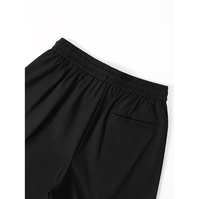 Men's wide-leg pants, new spring and autumn style, loose straight cut, drapey, versatile casual floor-length pants