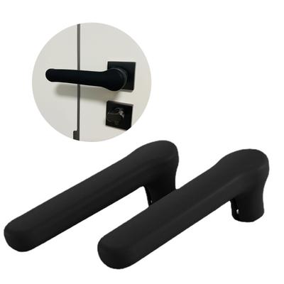 Pack of 2pcs Door Handle Protective Cover Silicone Protector Case for Child Safety And Static Prevention In Homes