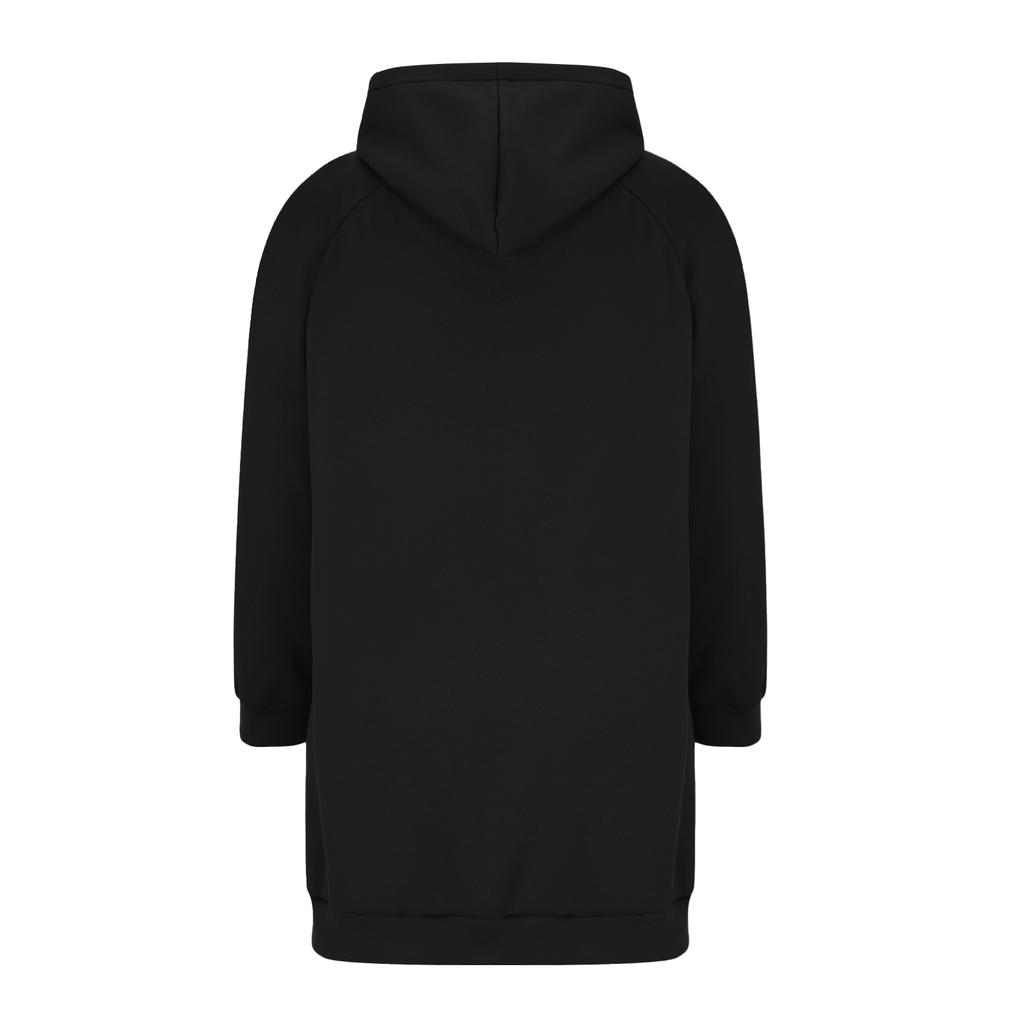 Women's Zip Up Hoodies Long Sleeve Long Tunic Sweatshirts Oversized Fleece Casual Fall Jacket Coat With Pocket