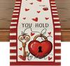 Desktop Ornaments Love Table Flag Tablecloth 33*183cm Table Runner For Festive Atmosphere Event Decoration Valentine's Day Party