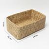 Storage Baskets | Cane Or Bamboo Basket | Gift Hamper Basket | Wardrobe Organiser (Medium), Rectangular, Beige