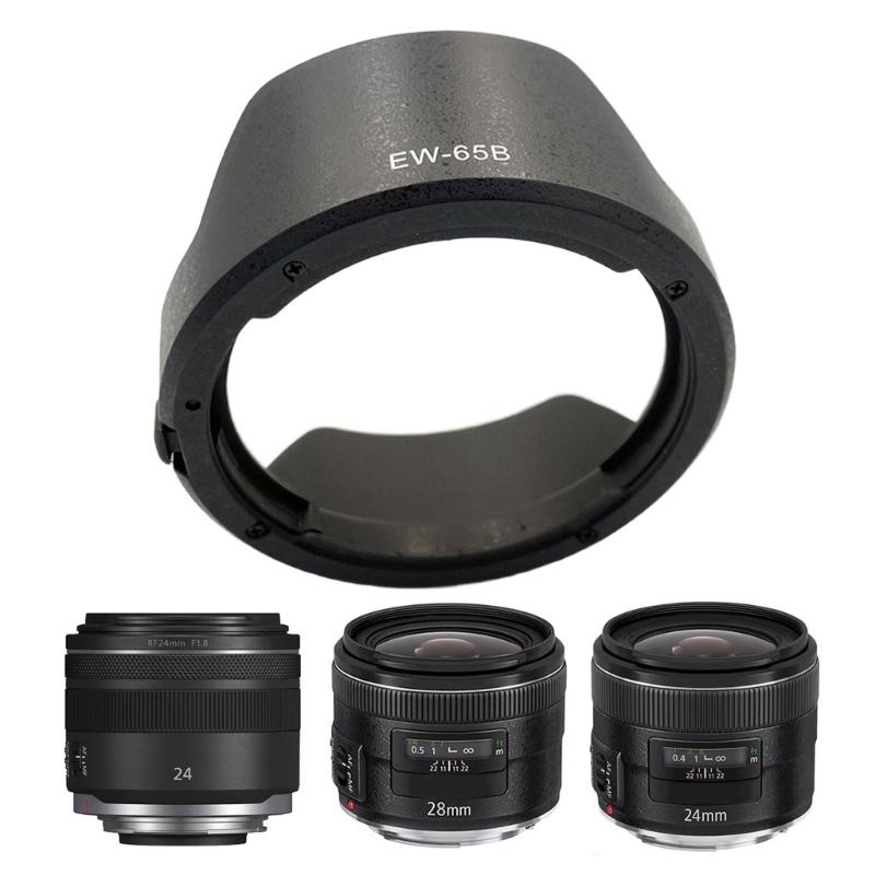 Universal Snug EW-65B Lens Shade Replacement For RF50mm With Thread Extinction Interior