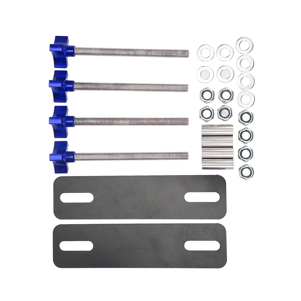 Off Road Traction Board Mounting Pins Adjustable Brackets Set for 4.72?6.69in Recovery Tracks Blue