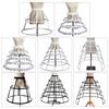 Petticoat Kooi Crinoline Halve Slips Bruiloft Accessoires 2/3/4/5 Hoepels 50s Vintage Korte / Lange Ondertrouwrok voor Dames