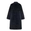 European & American Women's Fashion Reversible Faux Fur Coat - Casual Style