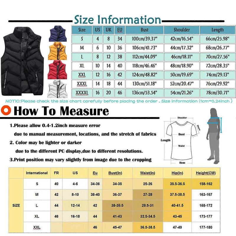Men's Jacket Sleeveless Vest Winter Jacket Men's Vest Men's Cotton Thickened Vest
