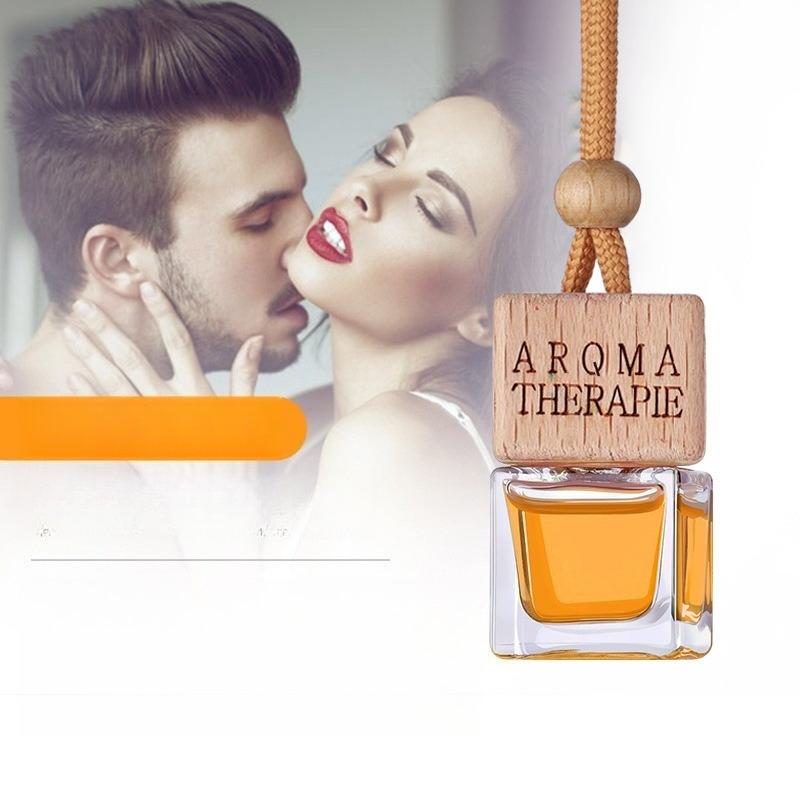 Suspended Car Mounted Perfume Pendant, Car Perfume Essential Oil Fragrance Pendant, Deodorizing and Lasting Fragrance in The Car Oriental Fragrance оранжевый