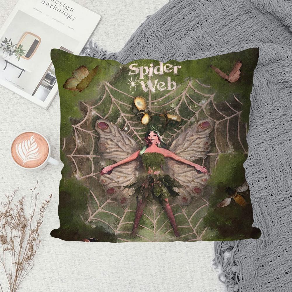 

1PC Melanie Martinez Album Pillow Case Hot Game Sofa Decorative Home Double-sided Printing Short Plush Cute Cushion Cover 16x16Inch