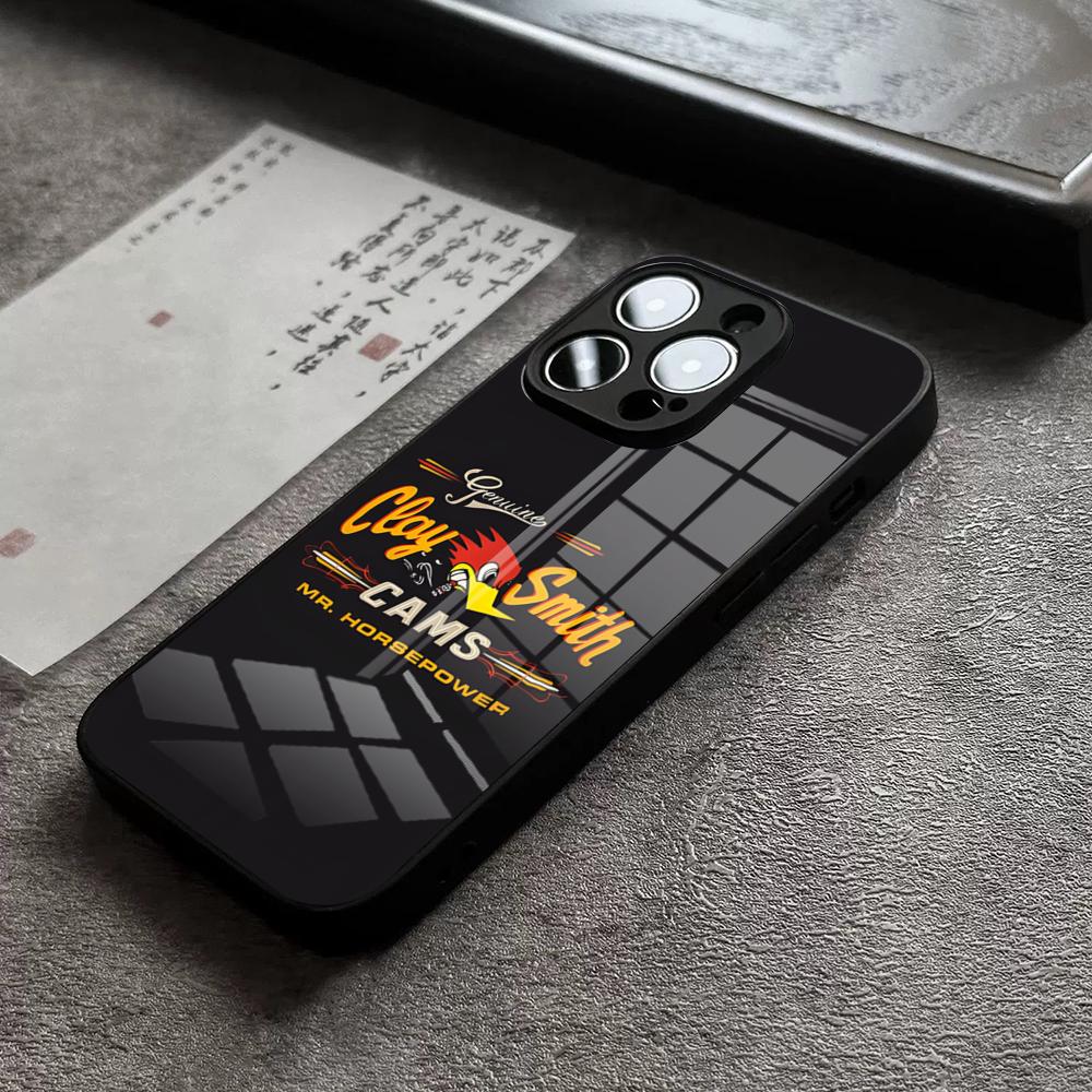 Mr Horsepowers Phone Case For iPhone 18 16 Pro Max 15 Plus 14 Pro 12 11 13 Mini X XR XS Max 8 7 Plus SE Glass Cover