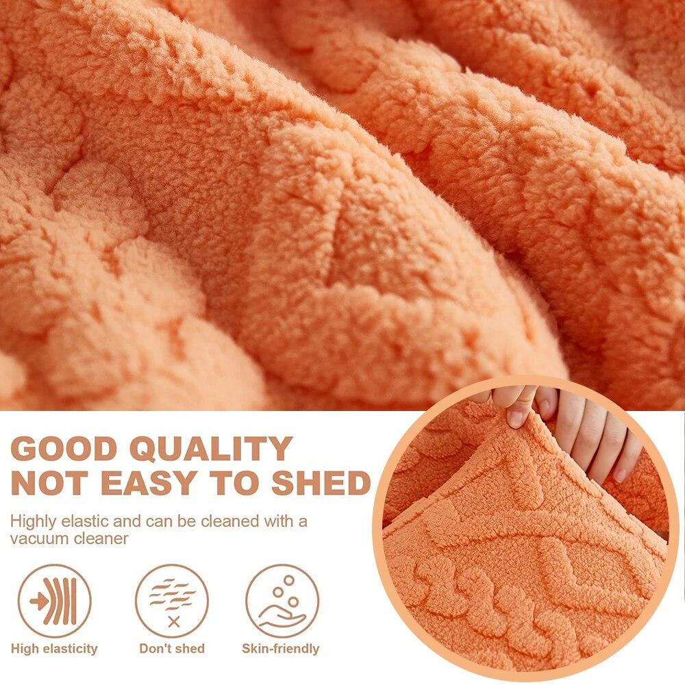 Husă de pernă pentru scaun canapea din jacquard de pluș Huse elastice pentru canapea pentru mobilier de sufragerie Husă detașabilă reglabilă pentru mobilier