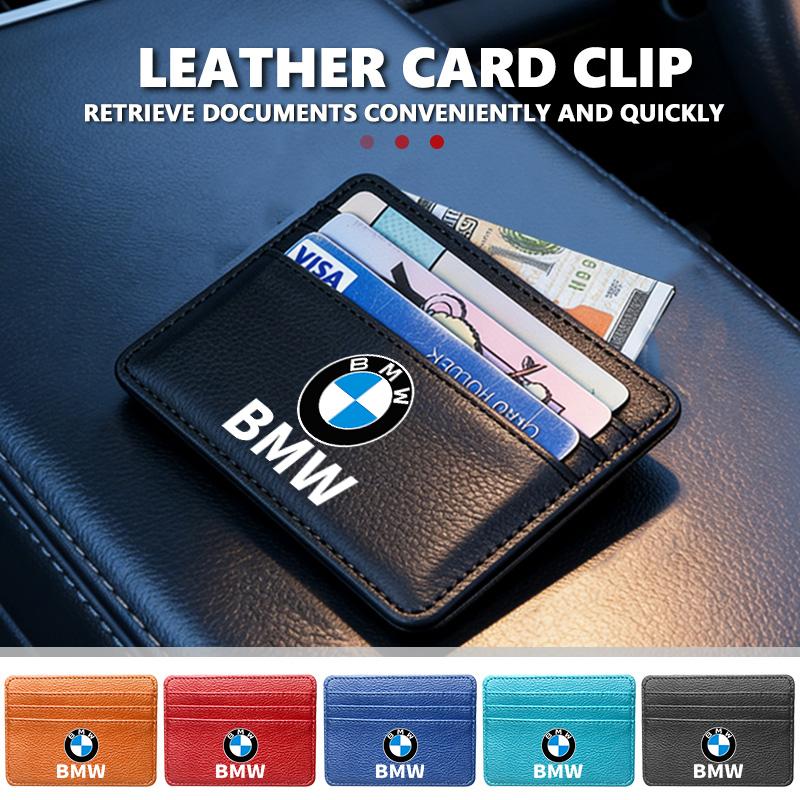 EYAG3 For BMW Car Driver License Storage Bag Wallet ID Card Protective Clip E87 E70 E91 E30 G20 E92 E93 E60 E46 E90 G30 E53 X1