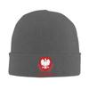 Polska Vintage Poland Polish Flag Knit Hat Beanie Autumn Winter Hat Warm Acrylic  Casual Polish Eagle Cap for Unisex Women Gifts