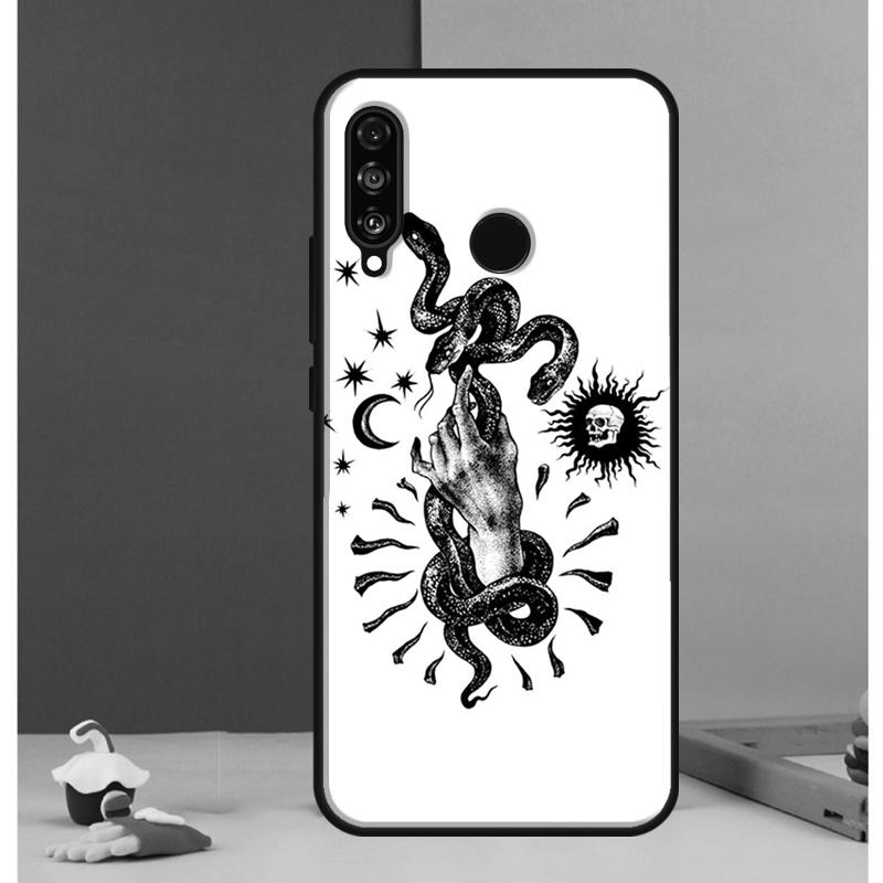 Hand Snake Case For Huawei Nova 10 9 SE 8i 11i 12i 12s Y60 Y61 Y70 Y90 Y72 Y73 Y91 P60 Pro P30 P40 Lite