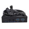 USB Front Panel Hub 3.2 Floppy Drive Bit 10Gbps 3.5in 19pin To USB3.0 2 USB3.0 TYPE C HD Sound for PC Computer