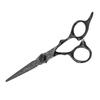 VOCOSTE Hair Scissors Hair Cutting Scissors Barber Scissors Stainless Steel Razor Black