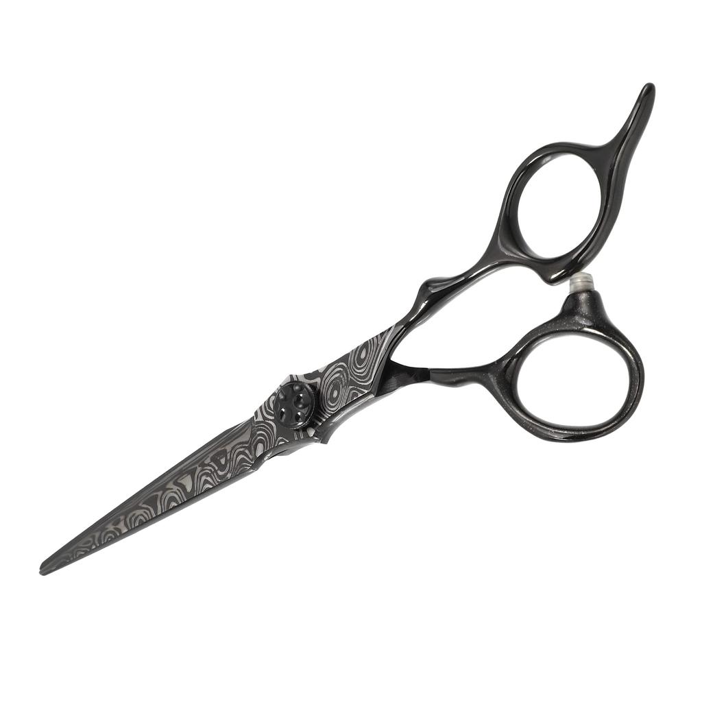 VOCOSTE Hair Scissors Hair Cutting Scissors Barber Scissors Stainless Steel Razor Black
