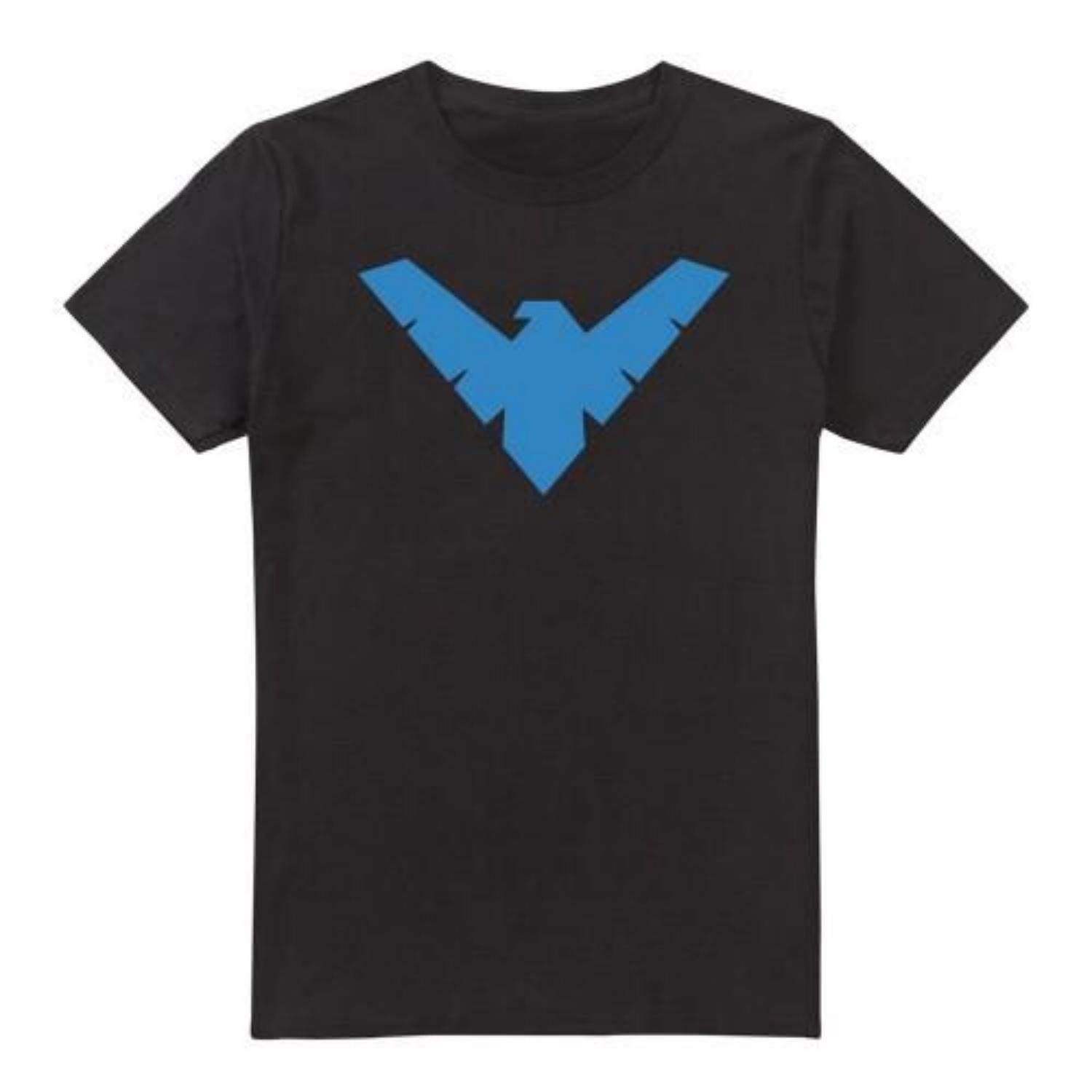 Batman Mens Nightwing Logo T-Shirt S