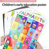 18 Stück Lernposter für Kinder - Vorschul-Lernwandkarten, Kindergartendekoration, Wasserdichte Whiteboard-Kleinkind-Homeschooling-Zubehör