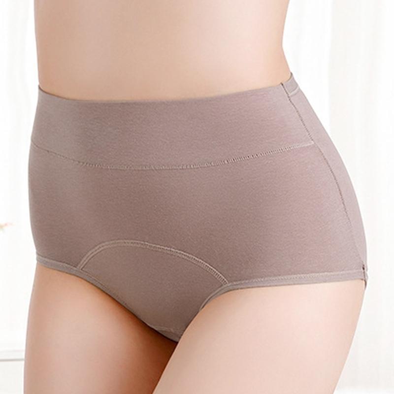 High Waist Cotton Period Underwear For Women Breathable Moisture Wicking Leakproof Seamlessly Design Comfortable For Menstrual Cycle