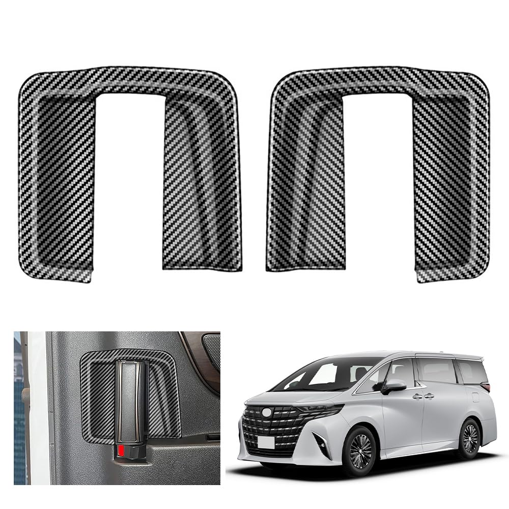 

Syncnika 2 шт. Накладки на ручки внутренних дверей второго ряда для Alphard 40 серии, Кастомные детали, Аксессуары для интерьера автомобиля, Защита интерьера автомобиля от царапин