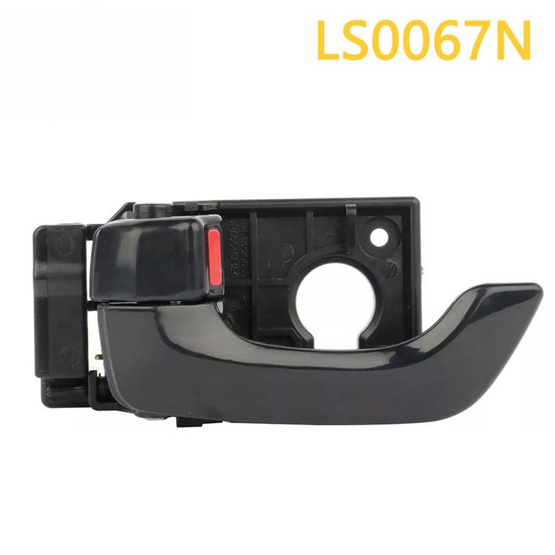 Front Inner Door Handle Pair for 06 Kia Optima Black 82610-2G000 82620-2G000 Front left/rear left