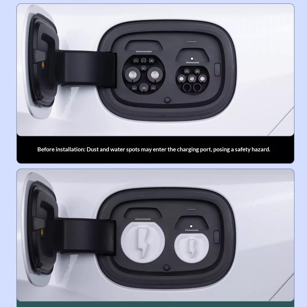 For Li Lixiang L6 L7 L8 L9 Custom Molded Magnetic Charging Port Cover Dustproof Fogproof Waterproof Silicone Protective Cover