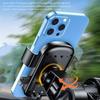 Sturdy Motorcycle Stand Motorcycle Phone Holder Heavy Rain Protection Anti-permeability Design Mobile Device Protection