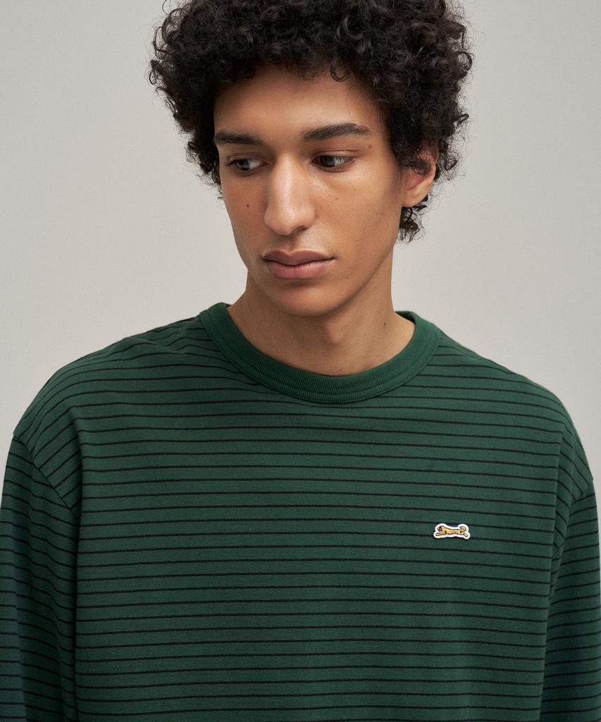 LE TIGRE Stripe Longsleeve T-Shirt (Kelly Green)