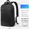Bange Men's 17-Inch Korean Style Expandable Laptop Backpack, Lightweight Oxford Cloth
