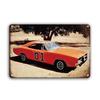 Metal Tin Poster 80s GTI Sports Classic Car Retro Metal Tin Sign Plaque Poster for Bar Club Wall Home Vintage Wall Plate Pendant