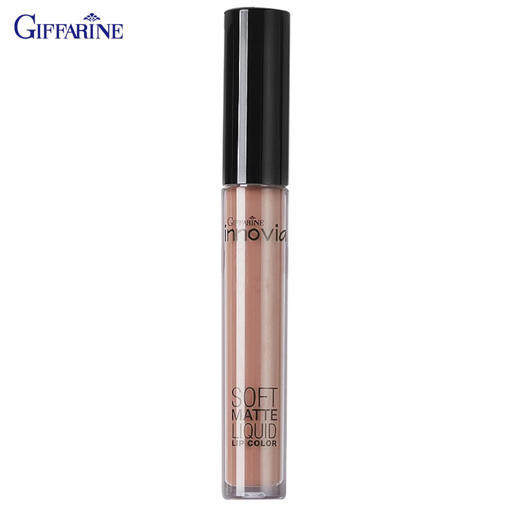 Giffarine Culoarea de buze lichidă Innovia Soft Mat, Ceramidă și Unt de Shea hrănește profund buzele Nr.01-05 , 4,2 g 12117-12121 - Thai Cosmetic