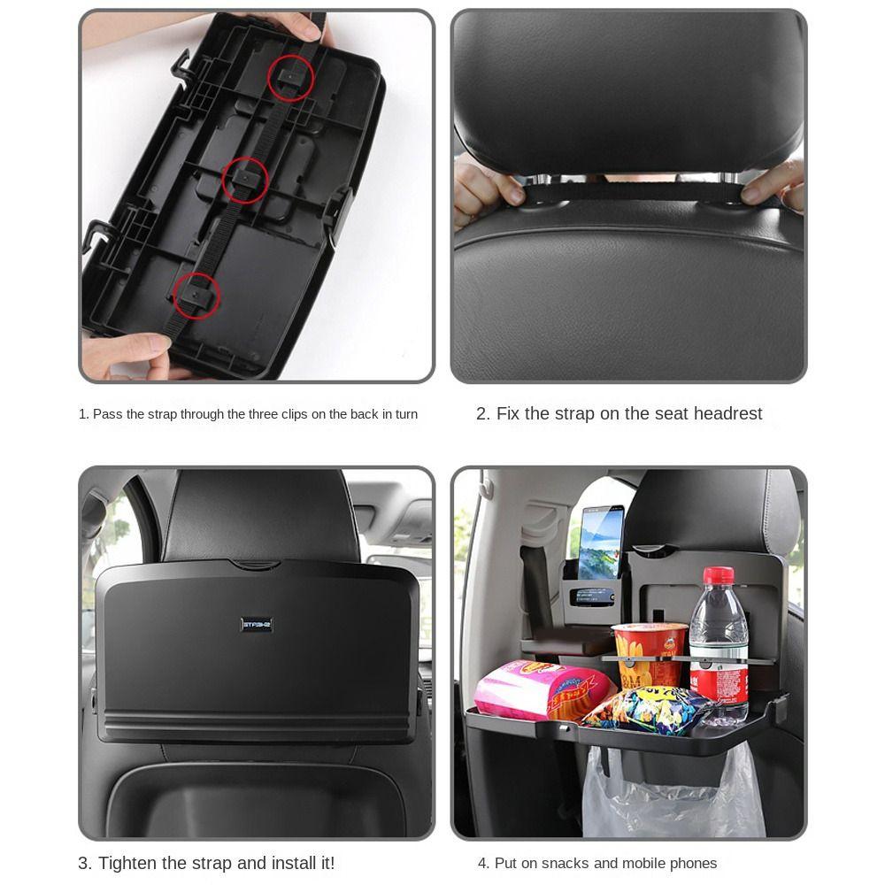 Foldable Tray Holders Multifunctional Table Organizer High Quality Car Back Seat Table  Universal