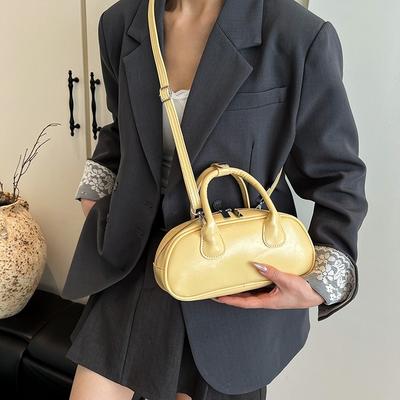 Hochwertige Damenmode vielseitige Bowlingtasche, neue Nischen-Handtasche für den täglichen Pendelverkehr mit großem Fassungsvermögen