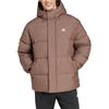 Adidas PUFFY DOWN Jacket Unisex Stratum Dark Earthy Brown JM9127