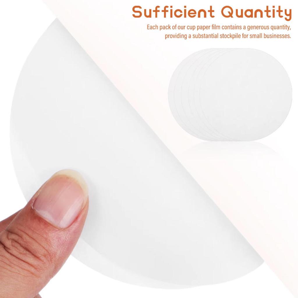 Cup Leak Proof Paper Leak Proof Cup Lid Pad Food Safety Leak Proof Paper Suitable For Milk Tea Coffee Restaurant Gatherings
