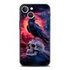 Black Raven Phone Case Cover for iPhone 17 16 15 14 13 12 Pro Max 11 Pro Max 17 AIR Plus Shockproof Soft TPU Shell Fundas Capas