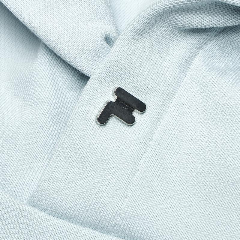 New FILA Sweatshirt Men's Autumn Aqua Blue F11M445208FBU